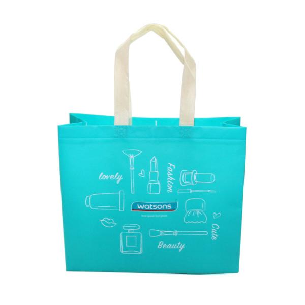 Laminated PP Non Woven Shopping Bag Solid Material Shopping / Carrying Usage