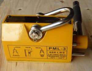 Unique Electro Permanent Magnetic Lifter , Yellow Steel Magnetic Lifter