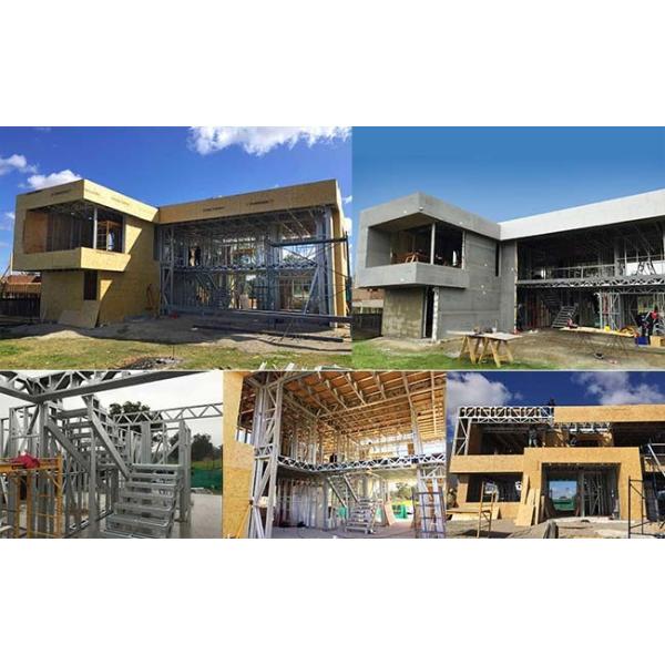 Premium Prefab Lightweight Steel Frame Villas Luxury Prefab Modular Home Kit