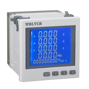 China Microprocessor Multifunction Energy Meter 2 Ways Energy Pulse Output wholesale