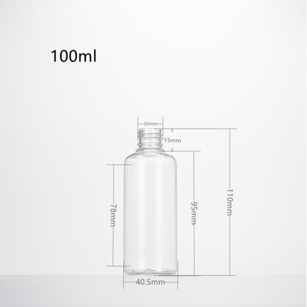 Empty PET Srpay Bottle Clear Small Refillable Liquid Container