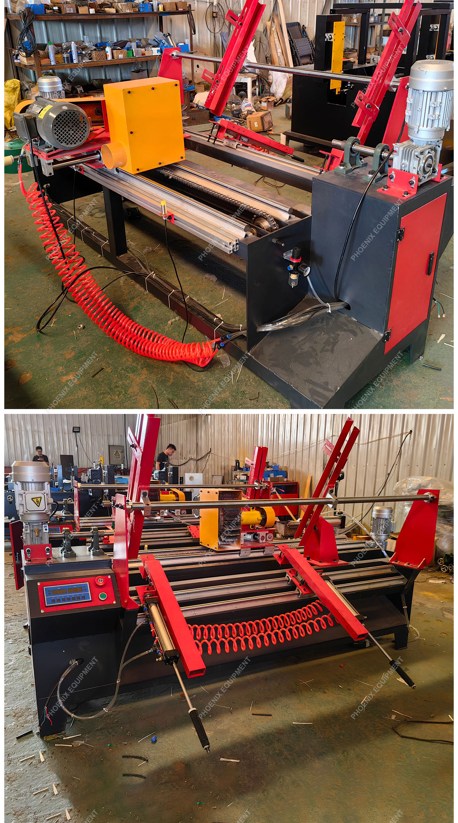 Building Material Shops PCP1360-80 High Speed Polishing Machine for Staircase Handrails