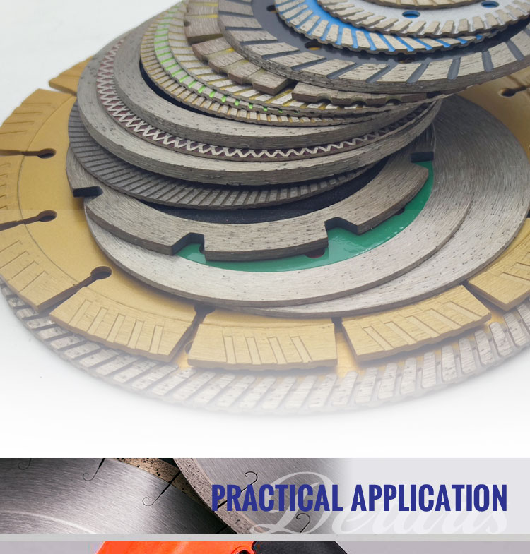 D105-D230 Dry Cutting Diamond Cutting Discs with Good Sharpness and Extended Lifespan