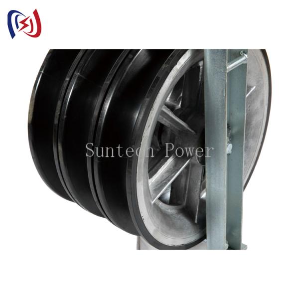 916X110mm 5 Sheaves ACSR 720 Transmission Line Stringing Blocks