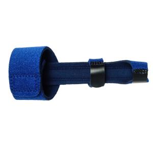 One Size Fits Broken Bone Splint Middle Finger Wrist Support Blue Color