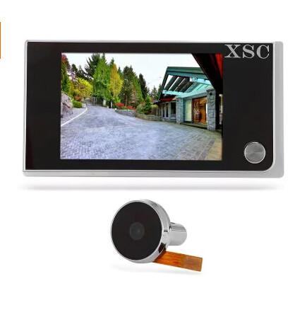 Quality 2.0MP Digital Door Viewer Camera 120 Degree Viewing Angle 3.5 inch LCD Screen for Safety Protection for sale
