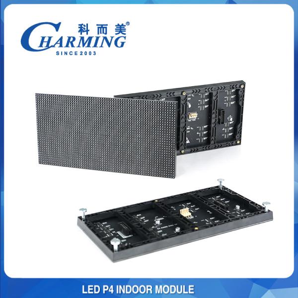 Quality New Design P4 Rgb Led Panel 256x128mm Indoor Background Led Module 3840Hz Lossless Image Quality Digital Display Screen For Retail Stage Church Video Wall for sale