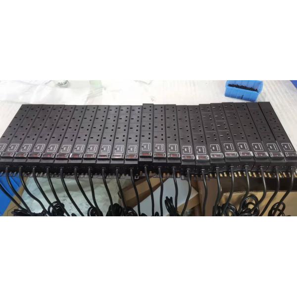 13A 6 Way 1U PDU Aluminum Shell UK Type Left Single Input
