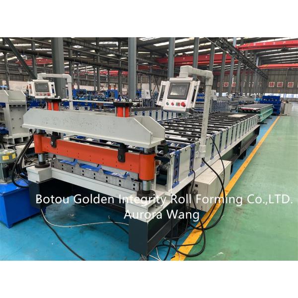 Steel Profile Roof Panel Roll Forming Machine Galvanized Trapezoidal Roll Forming Machine