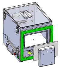 Single Layer RF Shielded Test Enclosure Anti Pinching EMI GSM Testing