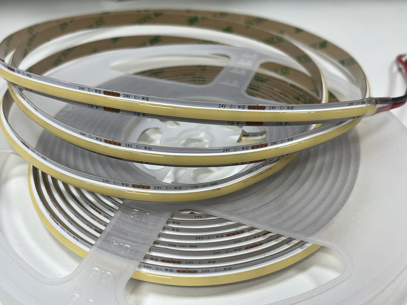 COB LED Strip DC24V CRI90 312LEDs/m IP33 IP40 IP44 with Stable 10m Full Lighting