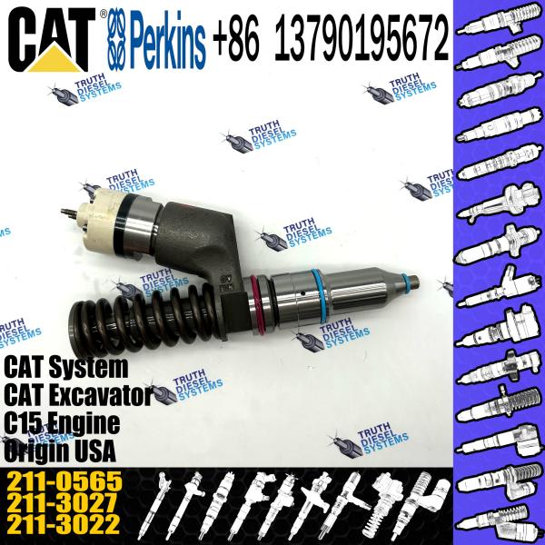 Common Rail Diesel Injector Parts CAT C15 211-3028 Fuel Injector Replacement