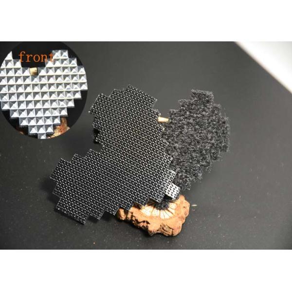 TPU Garment Custom Logo Patch With Hook And Loop Velcro Back