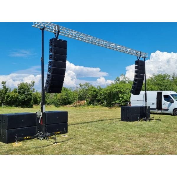 ARE Audio Waterproof Dual 10 Inch Full Range PA System Professional Speakers for Outdoor Indoor