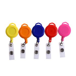 China Deyi Custom Retractable Badge Reel Name Badge for Employees Works and School LOGO on sale