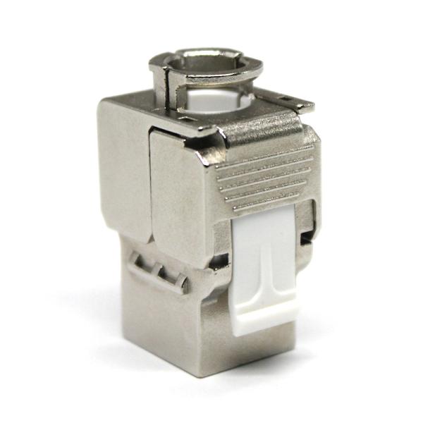 Quality Shielded FTP Keystone Jack Cat6 Cat6a 8P8C Socket RJ45 Toolless for sale