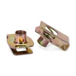 Precision Nuts M4-M10 Metric Steel Leaf Plate Spring Speed Clamping Nuts with U