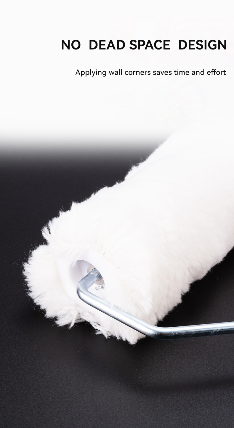 Plastic PP Handle Textured Stipple Effect Paint Roller 5" for Smooth Paint Application