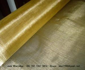 Plain Weave Brass Filter Wire Mesh/Wire Cloth Used for Making Filters