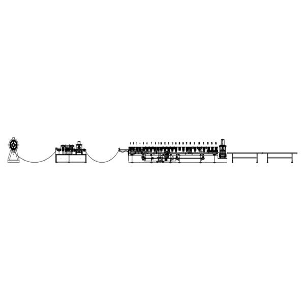 Auto Change Shelf Deck Panel Racking Roll Forming Machine 350-1000mm