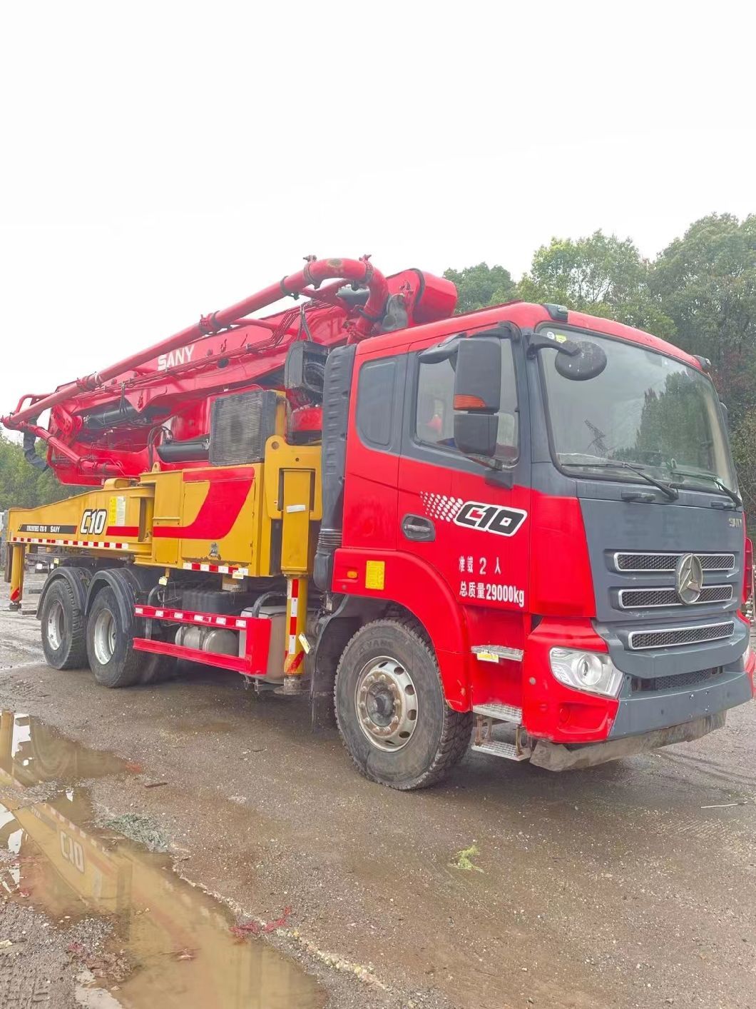 Used Concrete Boom Pump 2021 Year 47m Concrete Pump Truck
