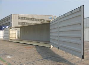 One Side Fully Opened 40 Ft Side Door Container , Open Sea Container Storage