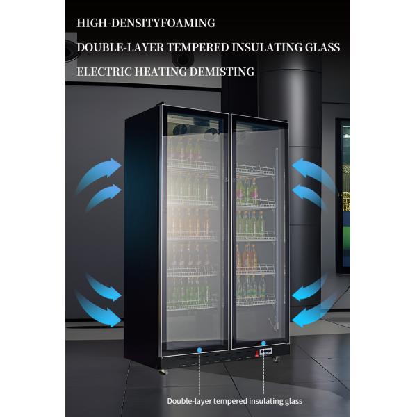 Single-Temperature Capacity or customized Wine Display Refrigerator with LED Lighting