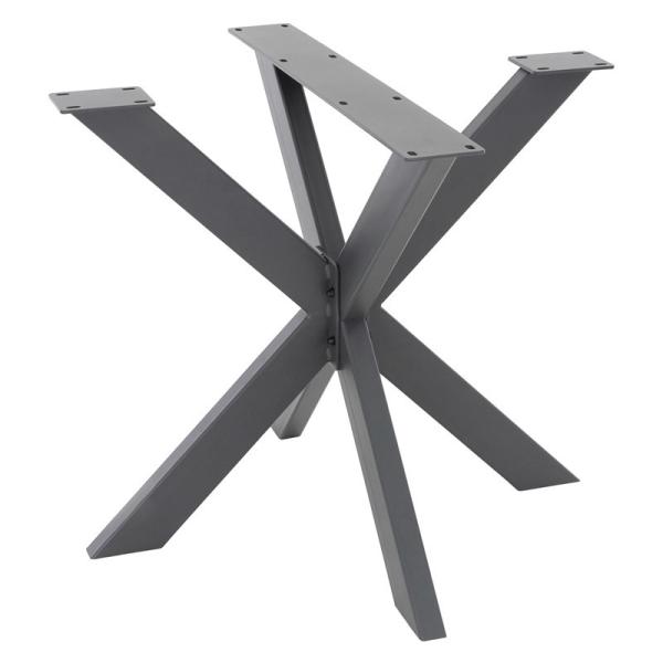 Quality Powder Coated Dining Table Legs Metal Table Base Hardware Included for sale