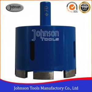 China JOHNSON TOOLS 70mm Diamond Core Drill Bits Normal Segment Type BGB70 wholesale