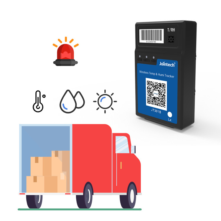 Temperature Humidity Monitoring Lock GPS Tracker 4G Portable Magnet Installation