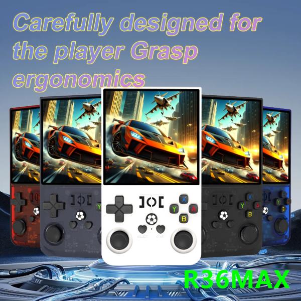 Quality R36 max 4'' TV Classic Portable handheld open source retro game console for GBA arcade 30+ emulators for sale