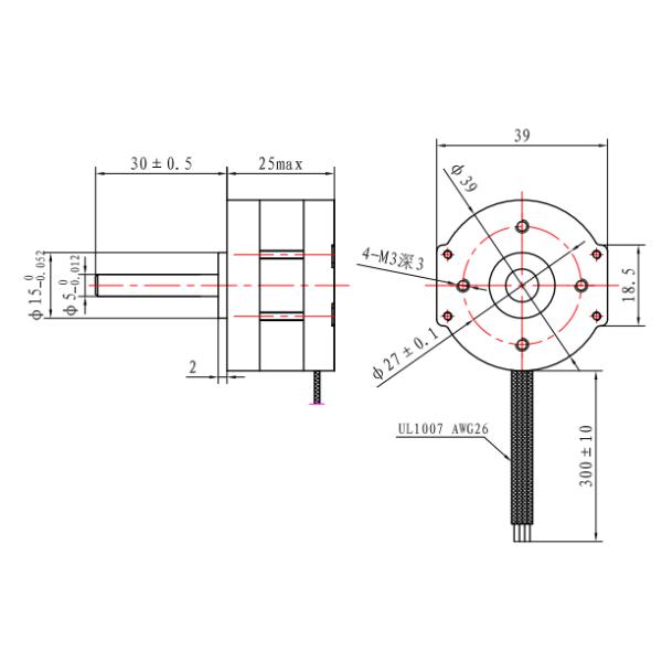 120mN.M 0.17kg NEMA 16 Stepper Motor For 3D Printer / Engraving Machine