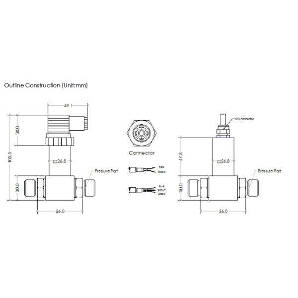 HPT-7 Direct Cable Differential Pressure Transmitters and Transducers for Liquid Application