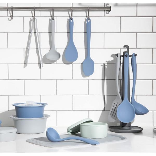 Silicone Cooking Utensils 7-Piece Set Non-Sticky, Heat-Resistant