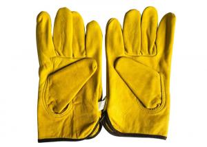 China Beekeeper Equipment Hand Protect Sheepskin White or Yellow Beekeeping Gloves Without Cuff wholesale