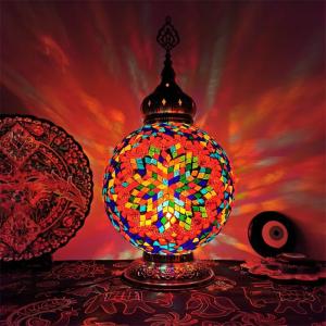China Big Size Turkish mosaic table Lamp vintage art deco Handcrafted table lamp(WH-VTB-12) wholesale