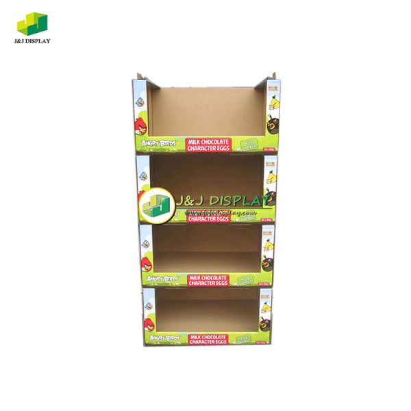 Corrugated Board Pop Display Stand Stackable for Retail Store Advertising Exhibition