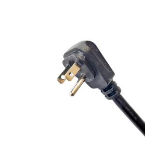 China Black Color Power Plug Connection UL Standard Rated Current And Voltage 10/250 wholesale