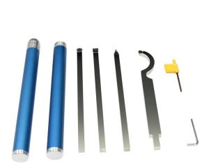 China Carving Curves Wood Turning Carbide Wood Lathe Tools Set With Replaceable Aluminum Alloy Handle wholesale