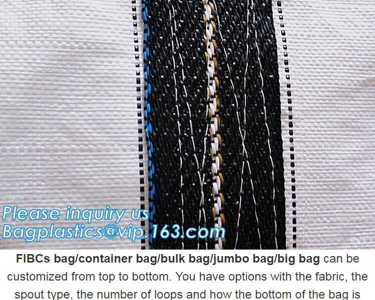 customizable PP u-panel baffle big bag /coated white woven PP jumbo bag/ventilated 4 panel baffle bag/all colors availab
