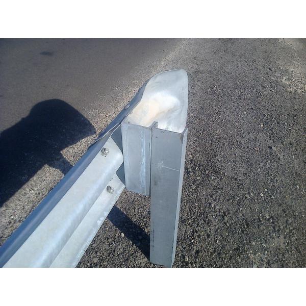 Customized Hot Dip Galvanized Highway Guardrail 345 Material