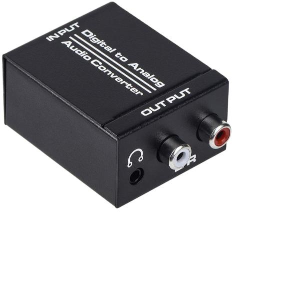 Quality Optical SPDIF To Analog Stereo Converter for sale