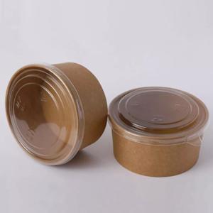 China Disposable Kraft Paper Bowl For Salad Or Rice wholesale
