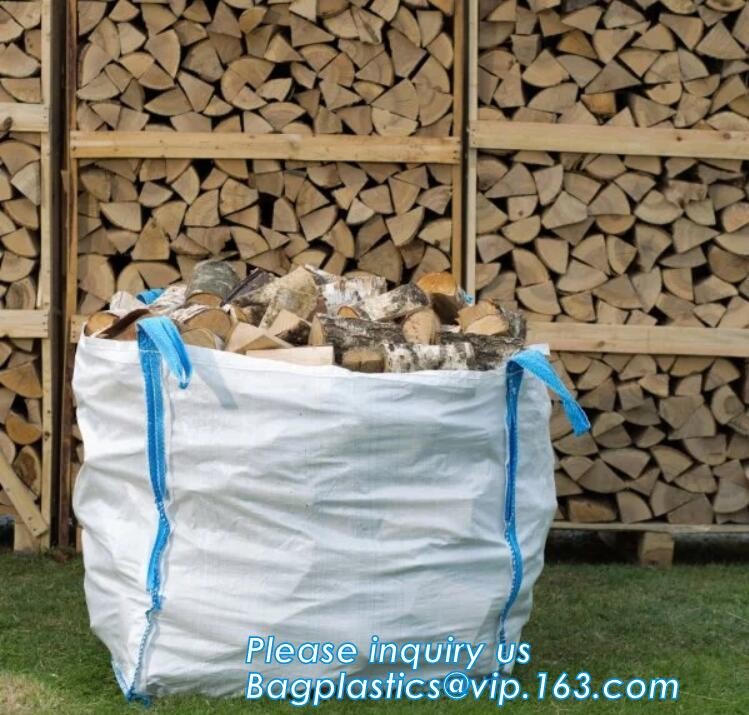 customizable PP u-panel baffle big bag /coated white woven PP jumbo bag/ventilated 4 panel baffle bag/all colors availab