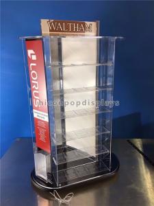 China Tabletop Rotating Acrylic Display Case , 3-Way Pocket Watch Display Case on sale