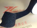 Black / White Elastic Hook Loop Sports Weave Brushed Loop Straps