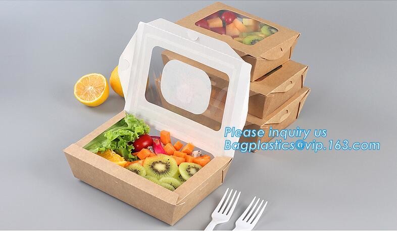 kraft paper sandwich box with window ,triangle sandwich box for packaging,Cardboard Box With Clear Window Burger Sandwic