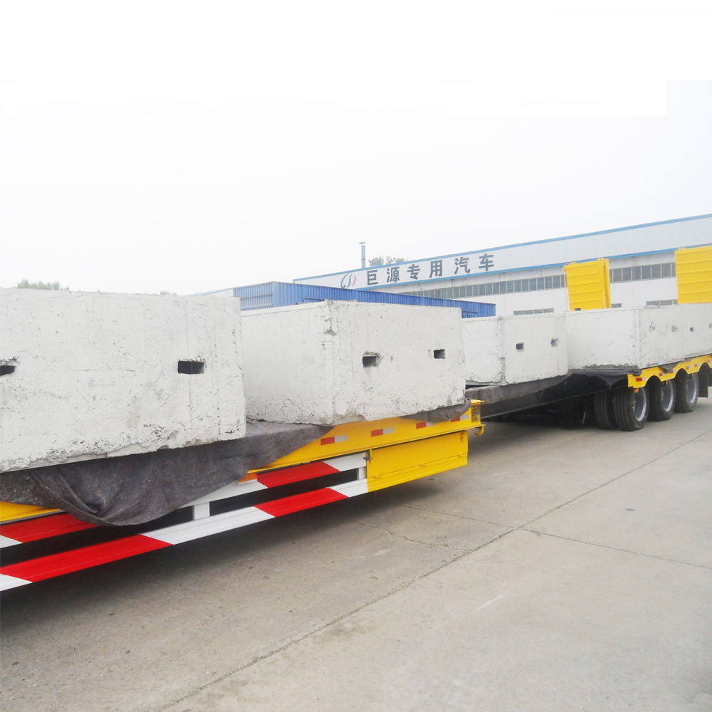 Semi-Trailer Hydraulic Axis Steerable Cast Semi Trailer for Multi Axles Bridge Girder Transport