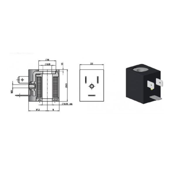 AMISCO EVI 7-9 Coil AC220V 5VA