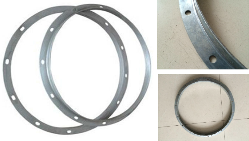 Round Duct Flange Rolling Machine